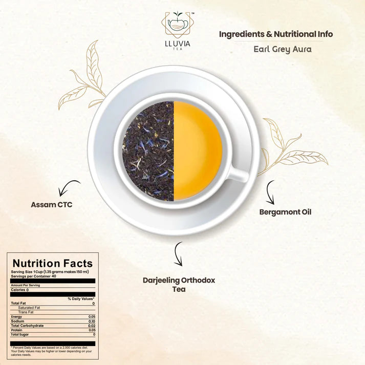 Lluvia Earl Grey Aura Assam Black Tea with Bergamot Oil