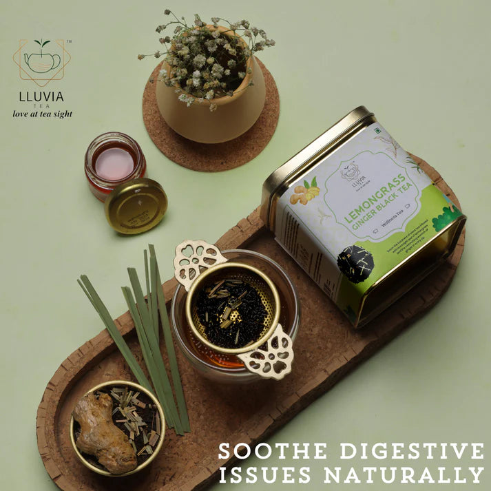 Lluvia Lemongrass Ginger Black Tea – Aromatic and Revitalising