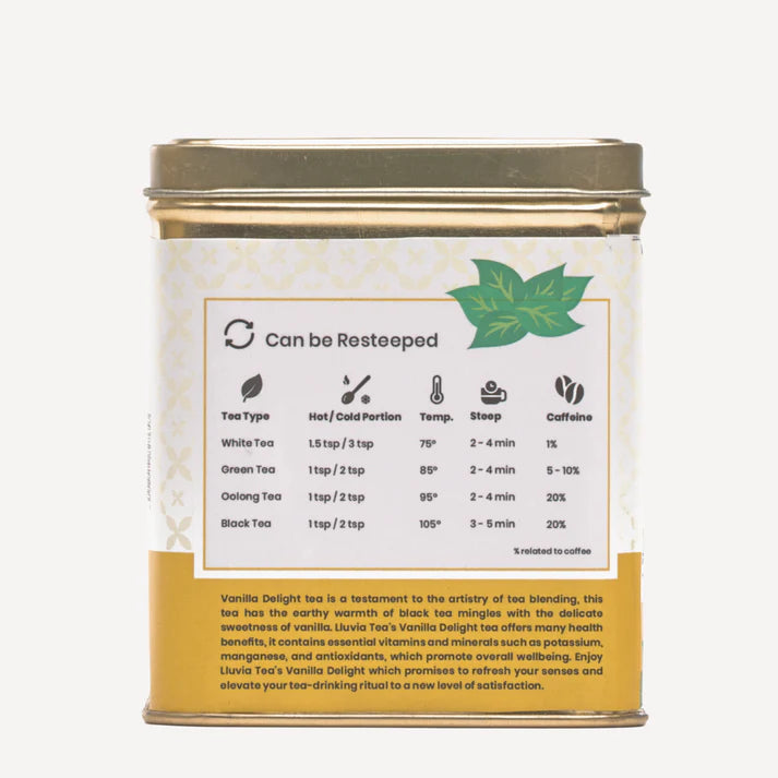Lluvia Tea Vanilla Delight Black Tea