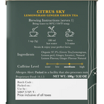 Luxmi Citrus Sky Lemongrass Ginger Green Tea