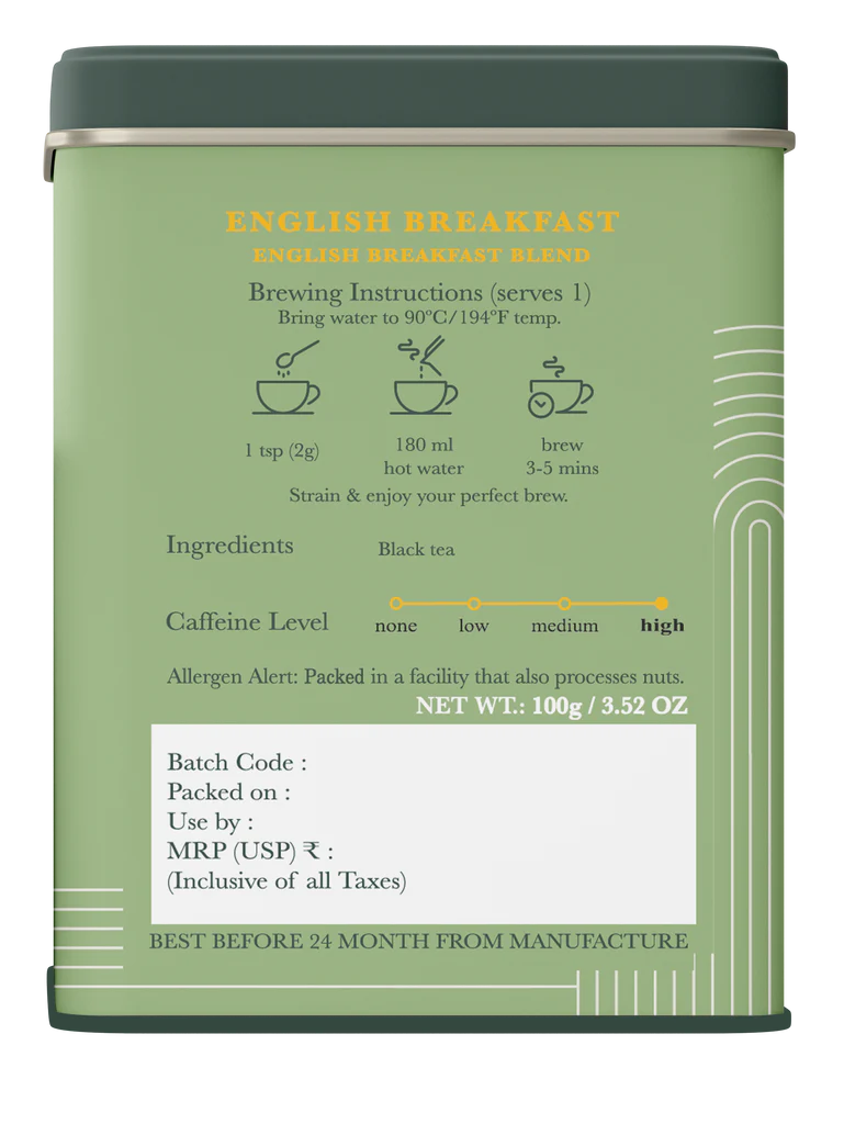 Luxmi Estates English Breakfast Tea Pack