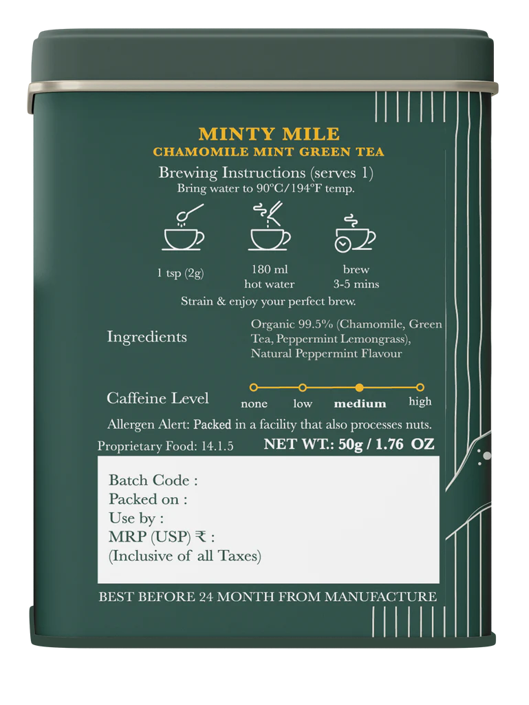 Luxmi Estates Minty Mile Organic Darjeeling Green Tea