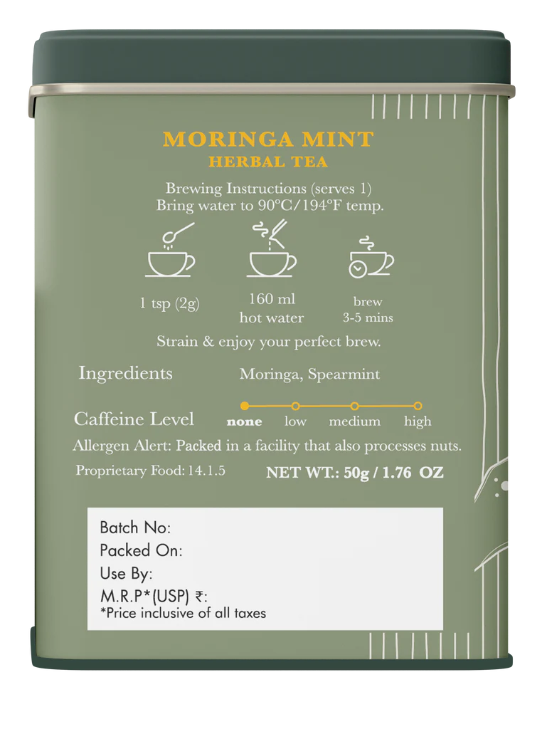 Luxmi Estates Moringa Mint Herbal Infusion