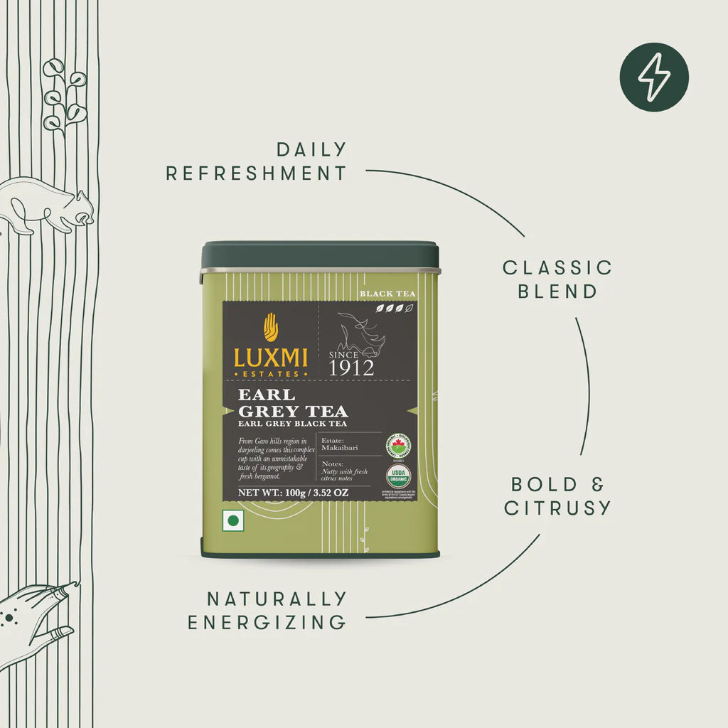 Luxmi Estates Organic Earl Grey Black Tea