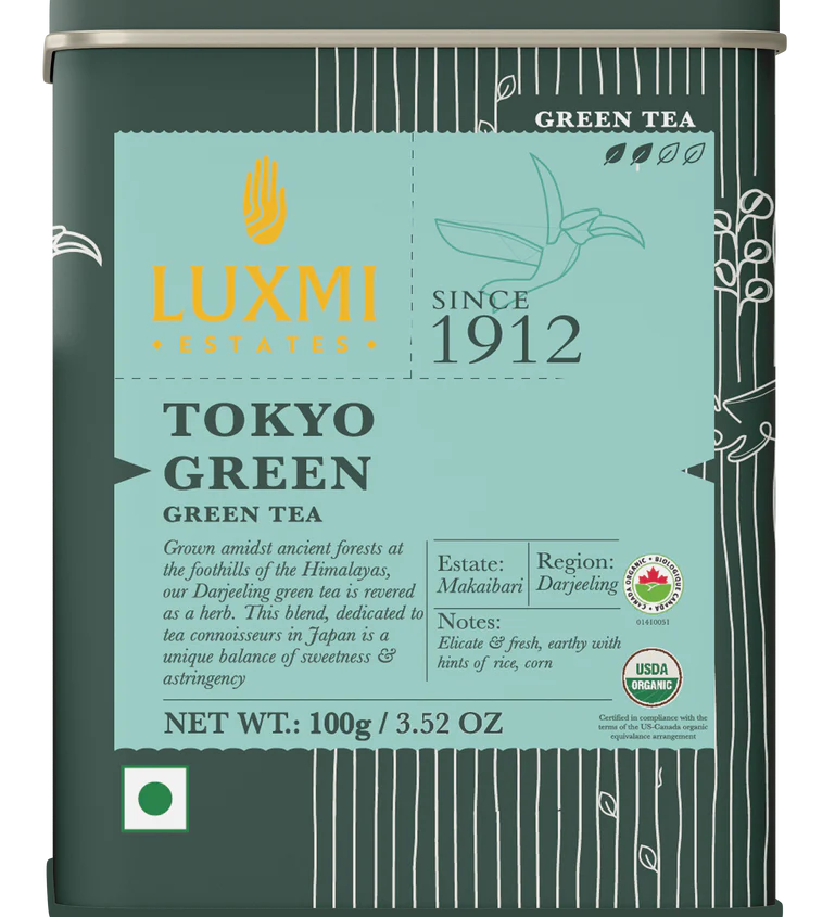 Luxmi Estates Tokyo Darjeeling Green Tea Pack