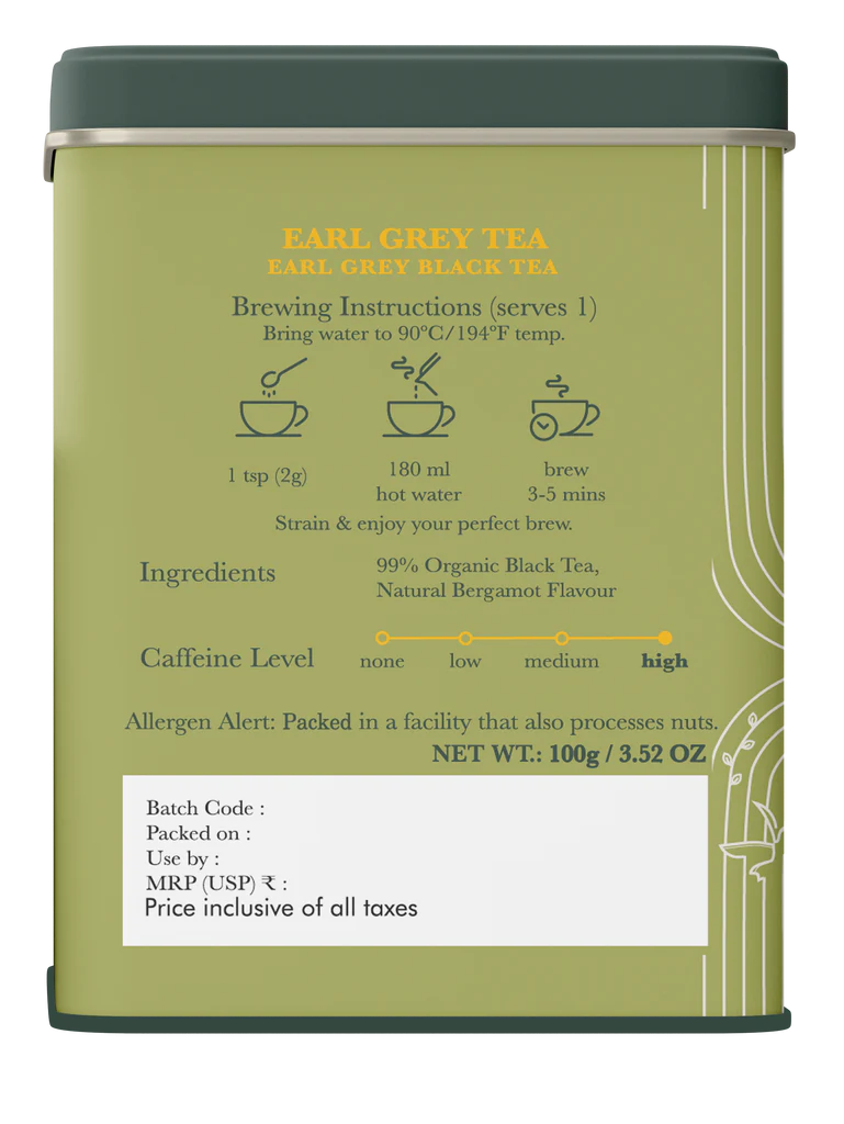 Luxmi Organic Earl Grey Black Tea from Moran Tea Estate