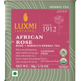 Luxmi Tea African Rose Hibiscus Herbal Tea Box