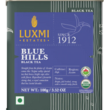 Luxmi Tea Blue Hills Black Tea Box