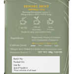 Luxmi Tea Fennel Mint Tea Box
