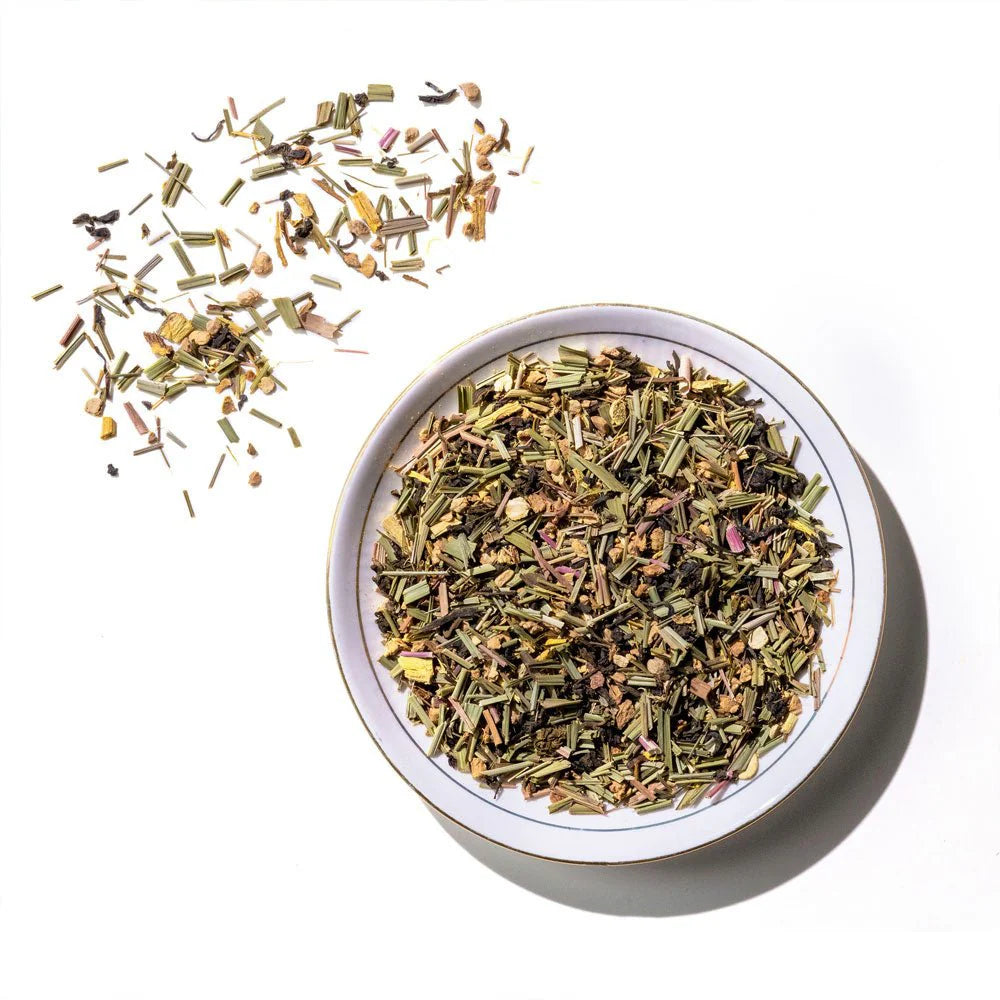 Luxmi Tea Organic Citrus Sky Lemongrass Ginger Darjeeling Green Leaf Tea