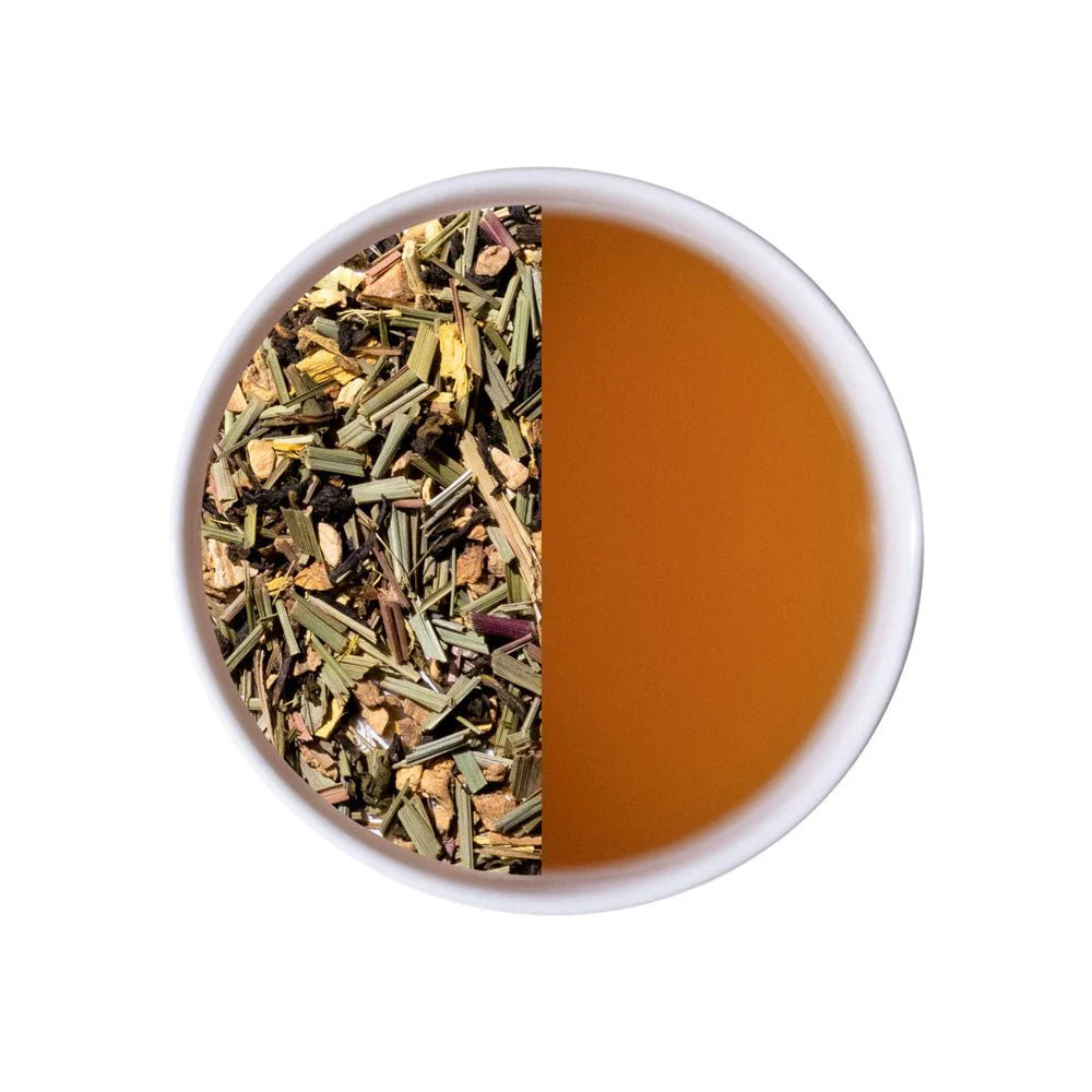 Luxmi Tea Organic Citrus Sky Lemongrass Ginger Darjeeling Green Tea