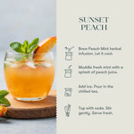 Luxmi Tea Organic Fruity Sunset Peach Mint