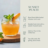 Luxmi Tea Organic Fruity Sunset Peach Mint