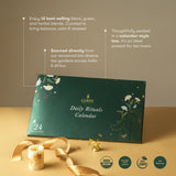 Luxmi Estates Daily Ritual Calendar Classic Tea and Herbal Infusion Assortment - 24 days of Wellness