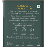 Luxmi Tea Bold and Spicy Kolkata Masala Chai Organic Assam CTC Blend with Ginger, Cardamom and Cinnamon - A Tribute to the City of Joy