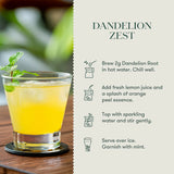 Luxmi Tea Organic Dandelion Root Herbal Infusion for Natural Healing and Detox