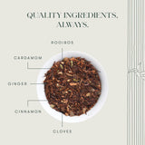 Luxmi Tea Organic South African Rooibos Chai - Sweet and Smoky Wellness Infusion