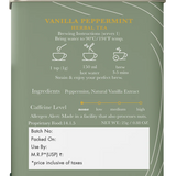 Luxmi Tea Organic Vanilla Peppermint Herbal Infusion - Feel-Good Candy Cane Cup