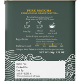 Luxmi Tea Pure Japanese Organic Ceremonial Grade Matcha from Kyoto - Hand-Picked from the First Flush Harvest