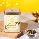Makaibari Awaken Citrusy Organic Darjeeling Black Tea with Orange Peels and Aromatic Spices