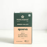 Makaibari Green Valley Apoorva Darjeeling Black Tea Box with 25 Tea Bags
