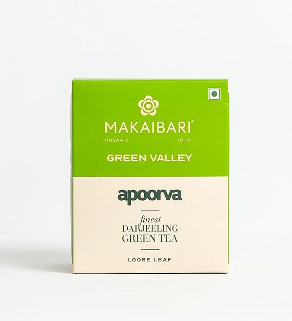Makaibari Green Valley Apoorva Darjeeling Green Tea Box