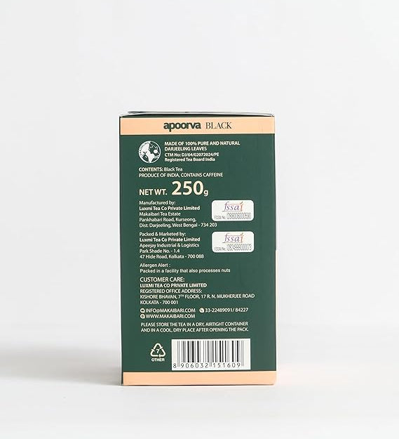 Makaibari Green Valley Apoorva Organic Darjeeling Black Tea Box