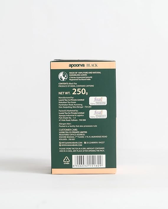 Makaibari Green Valley Apoorva Organic Darjeeling Black Tea Box