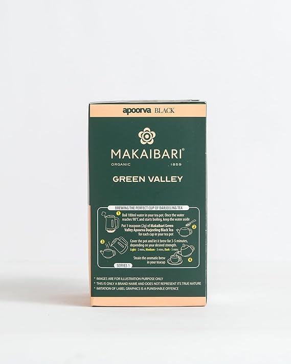 Makaibari Green Valley Apoorva Organic Single Estate Darjeeling Black Tea