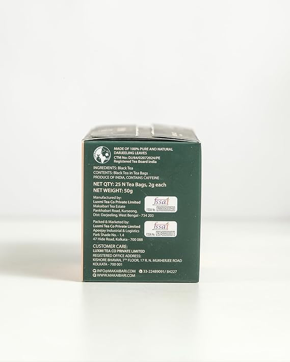 Makaibari Green Valley Apoorva Soft and Subtle Darjeeling Black Tea Box