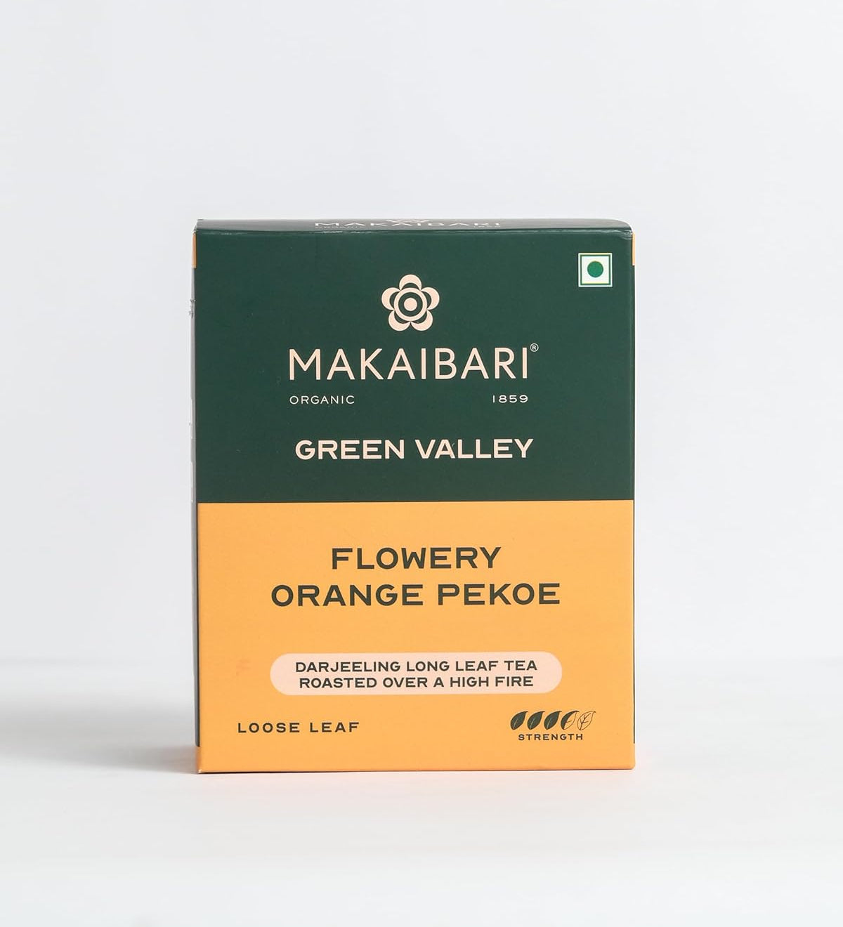 Makaibari Green Valley Flowery Orange Pekoe Tea Box