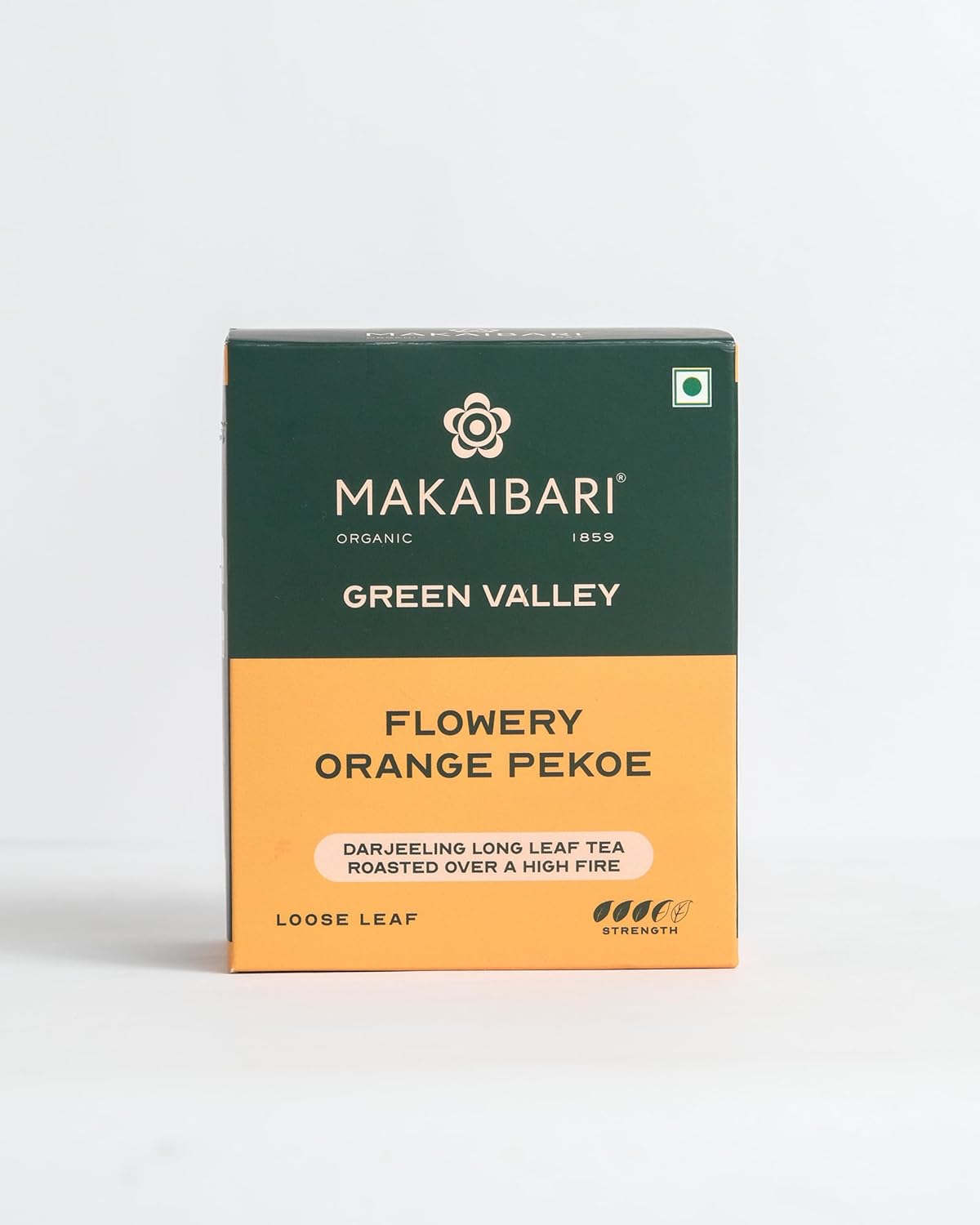 Makaibari Green Valley Flowery Orange Pekoe Tea Box