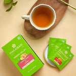 Makaibari Green Valley Forest Honey and Lemon Wellness Green Tea Box with 25 Tea Bags
