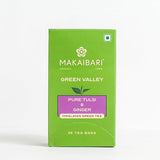 Makaibari Green Valley Pure Tulsi and Ginger Himalayan Green Tea Box