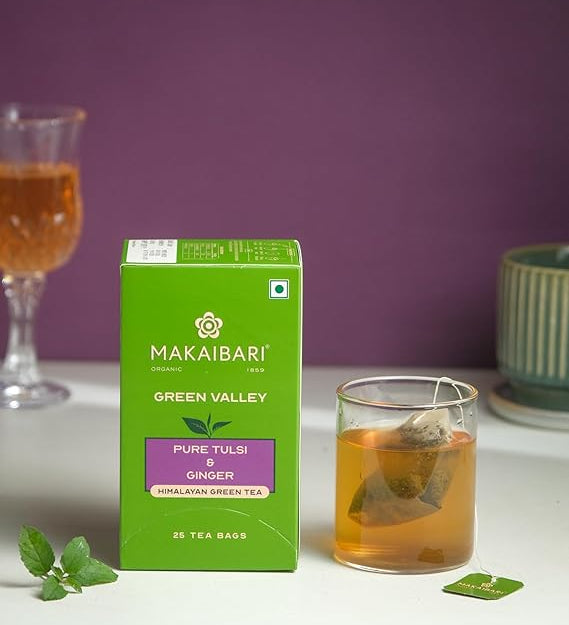 Makaibari Green Valley Pure Tulsi and Ginger Himalayan Green Tea