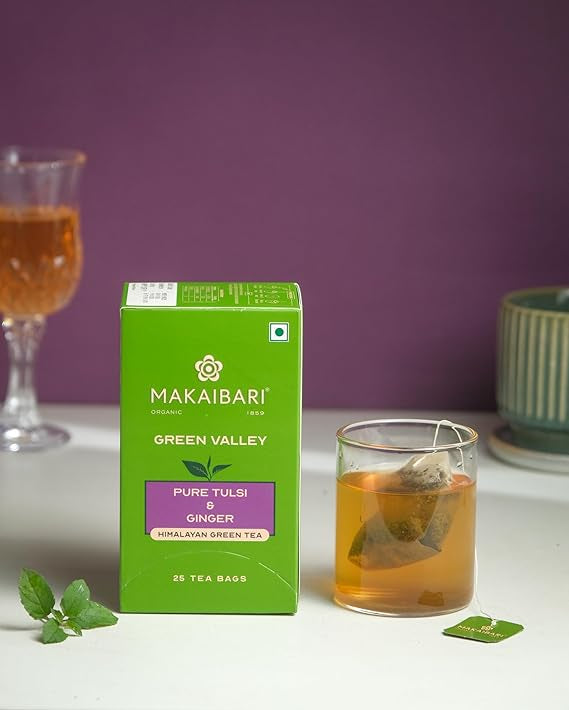 Makaibari Green Valley Pure Tulsi and Ginger Himalayan Green Tea