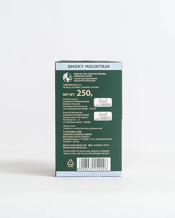 Makaibari Green Valley Smoky Mountain Organic Single Estate Roasted Darjeeling Black Tea