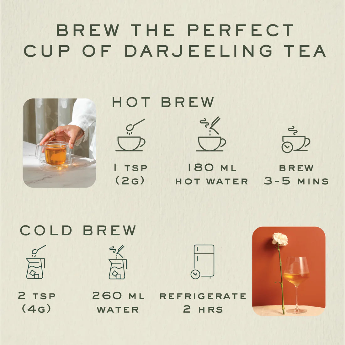 Makaibari Tea Brewing Instructions