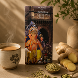 Moitree Bombay Cutting Chai - Bold and Aromatic Blend of CTC Tea, Ginger, Fennel and Cardamom
