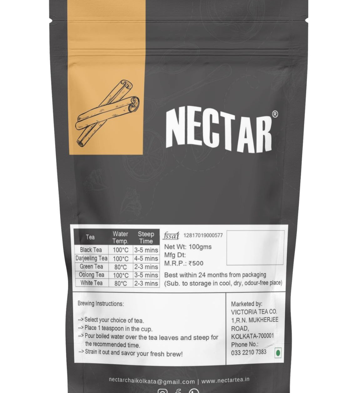 Nectar Cinnamon CTC Tea