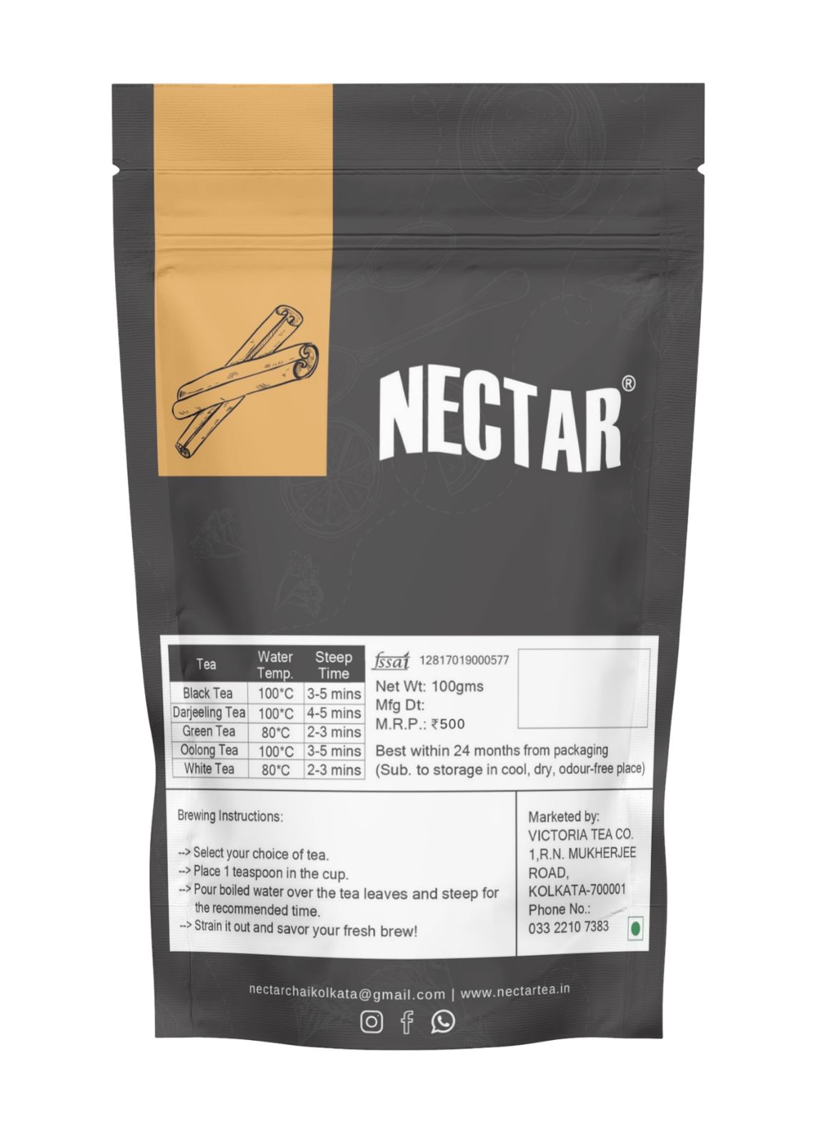 Nectar Cinnamon CTC Tea