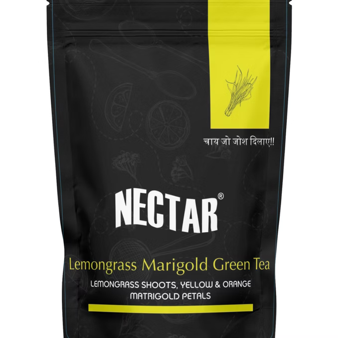 Nectar Lemongrass Marigold Green Tea Pack