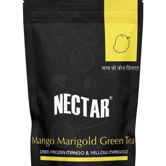 Nectar Mango Marigold Green Tea Pack