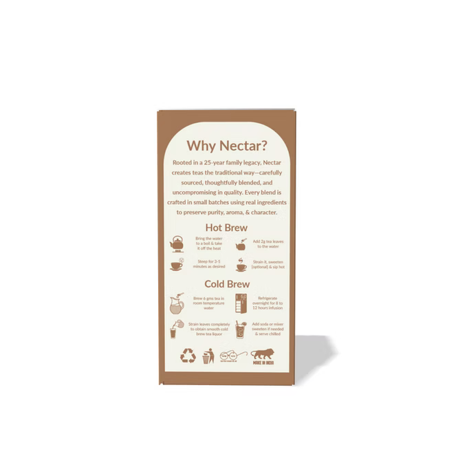Nectar Tea Brewing Method