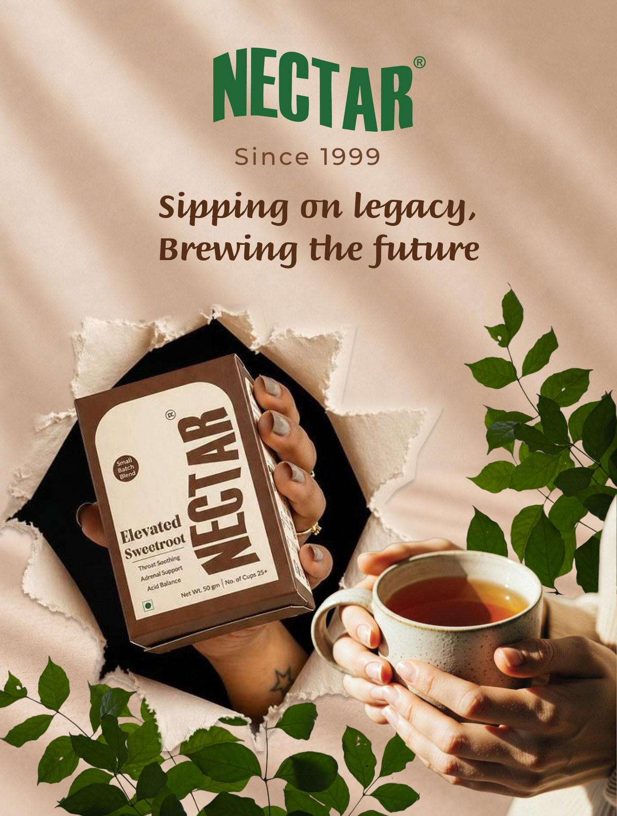Nectar Tea Mob Banner