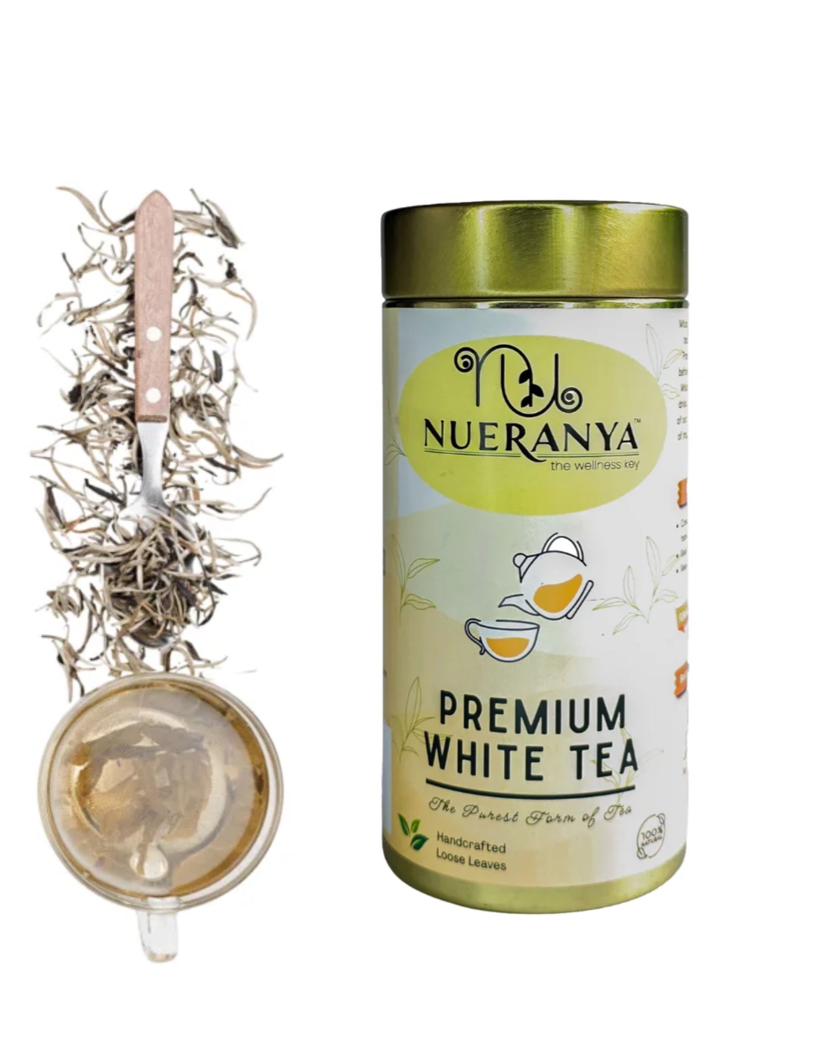 Nueranya Premium White Tea Canister