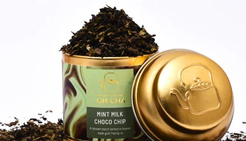OH CHA Mint Milk Choco Chip Tea