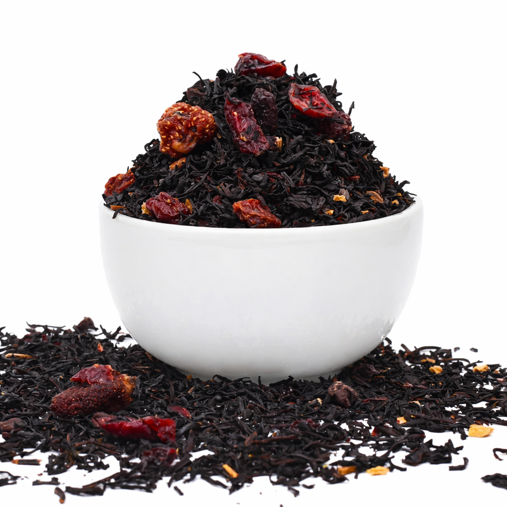 Oh Cha Blueberry Cheesecake Black Tea with Blueberry, Strawberry and Cocoa Nibs