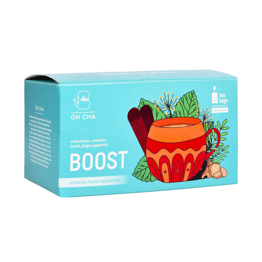 Oh Cha Boost Tea Box with 20 Tea Bags