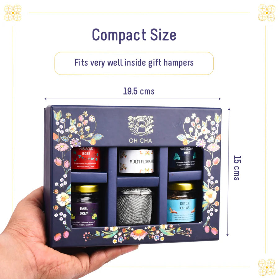 Oh Cha Discoverers Assorted Tea Gift Set Box